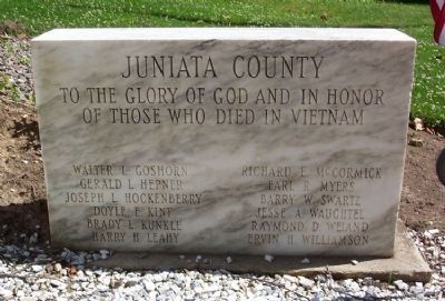 Juniata County War Memorial image. Click for full size.