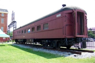 PRR Class D78F Dining Car No. 4468 and Marker image. Click for full size.