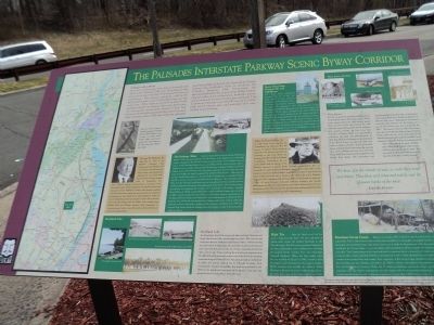 The Palisades Interstate Parkway Scenic Byway Corridor Marker. Click for full size. The Palisades Interstate Parkway Scenic Byway Corridor Marker image. Click for full size.
