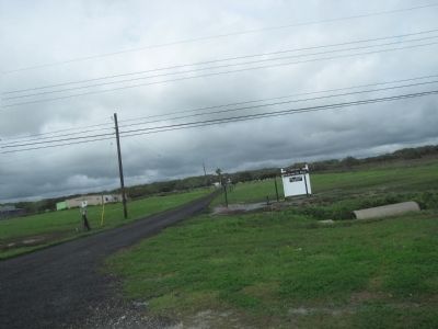 Turn from Business Highway 35 onto Cemetery Road image. Click for full size.