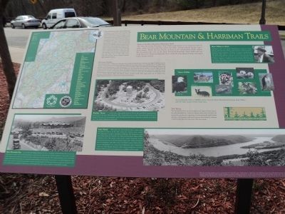Bear Mountain & Harriman Trails Marker image. Click for full size.