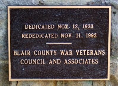 Blair County Memorial Highway Dedication Marker image. Click for full size.