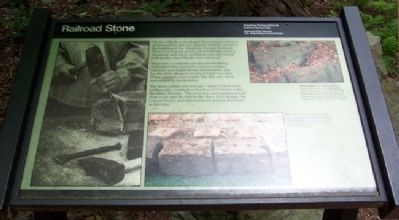 Railroad Stone Marker image. Click for full size.