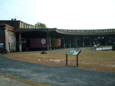 Roundhouse and Marker image. Click for full size.