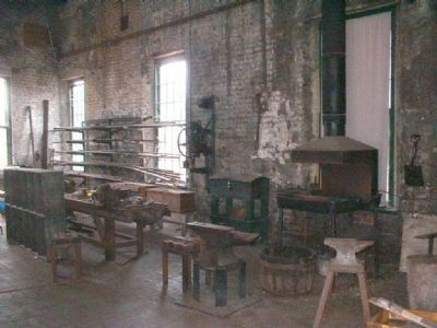 Roundhouse Blacksmith shop image. Click for full size.