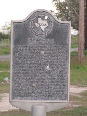 Port Bay Hunting and Fishing Club Marker image. Click for full size.