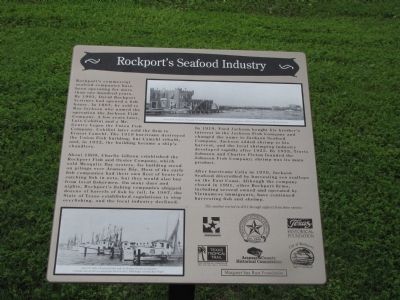 Rockport’s Seafood Industry Marker image. Click for full size.