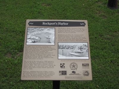 Rockport’s Harbor Marker image. Click for full size.