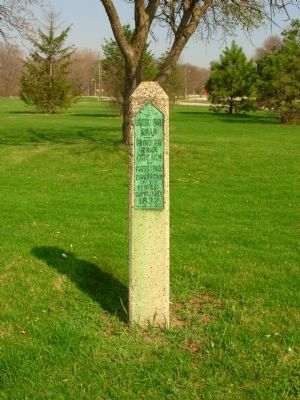 Green Bay Road Marker image, Touch for more information