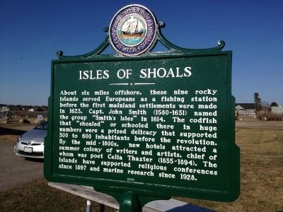 Isles Of Shoals Marker image. Click for full size.