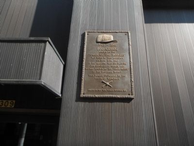 Birthplace of Lou Gehrig Marker image. Click for full size.