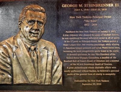 George M Steinbrenner III Marker image. Click for full size.