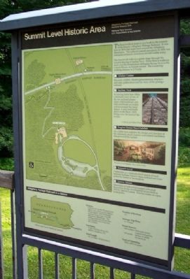 Summit Level Historic Area Marker. Click for full size. Summit Level Historic Area Marker image. Click for full size.