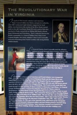 The Revolutionary War in Virginia (side 2) image. Click for full size.
