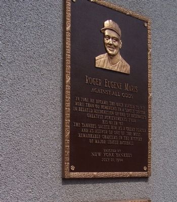 Roger Maris Marker image. Click for full size.