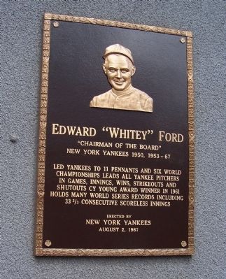 Whitey Ford Marker image. Click for full size.
