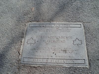 Fort Independence Playground image. Click for full size.