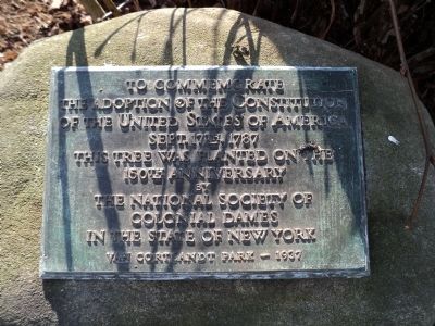 Adoption of the Constitution Marker image. Click for full size.