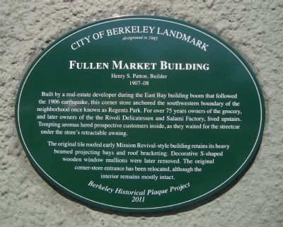 Fullen Market Building Marker image. Click for full size.