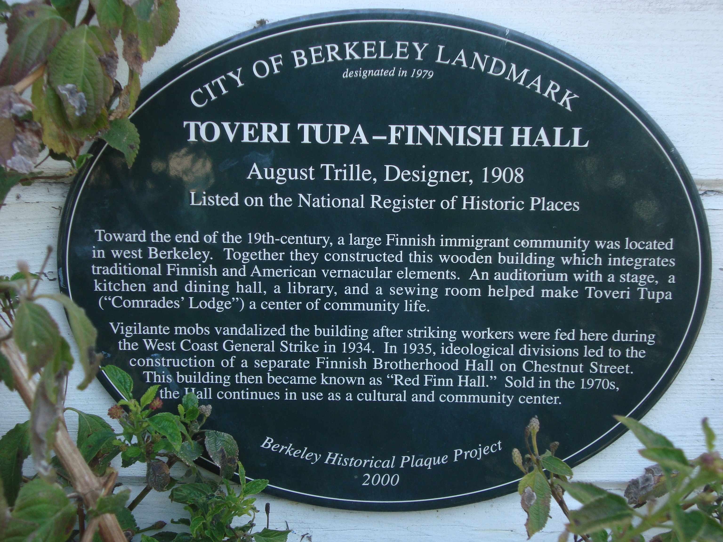 Toveri Tupa – Finnish Hall Marker