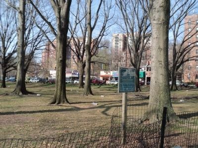 Marker in Van Cortlandt Park image. Click for full size.