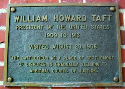 Ohio University's William Howard Taft Marker image. Click for full size.
