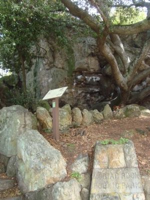 Mortar Rock Marker. Click for full size. Mortar Rock Marker image. Click for full size.