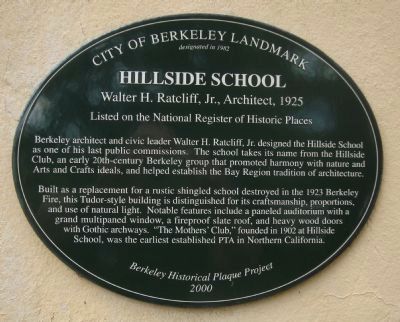 Hillside School Marker image. Click for full size.