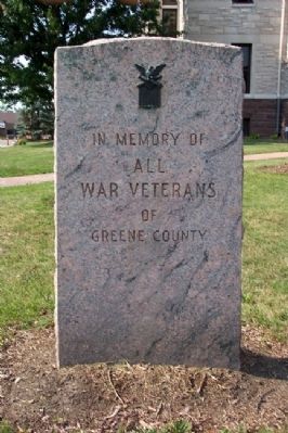 Greene County War Memorial image. Click for full size.