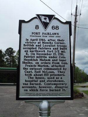 Fort Fairlawn Marker image. Click for full size.
