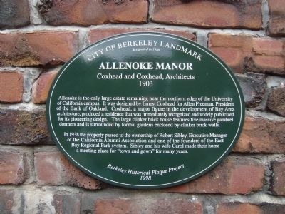 Allenoke Manor Marker image. Click for full size.