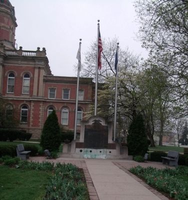 Full View - - Elkhart County Honor Roll Marker. Click for full size. Full View - - Elkhart County Honor Roll Marker image. Click for full size.