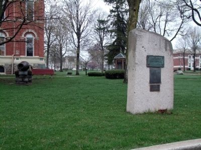 Other View - - Commemorating LaGrange Centennial 1836 - 1936 Marker. Click for full size. Other View - - Commemorating LaGrange Centennial 1836 - 1936 Marker image. Click for full size.