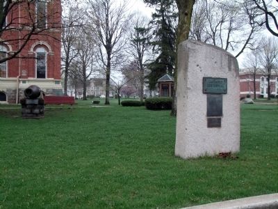 Other View - - Commemorating LaGrange Centennial 1836 - 1936 Marker image. Click for full size.