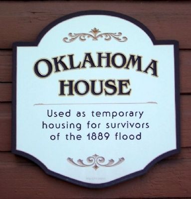 Oklahoma House Marker. Click for full size. Oklahoma House Marker image. Click for full size.