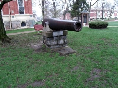 1865 Civil War Memorial Cannon image. Click for full size.
