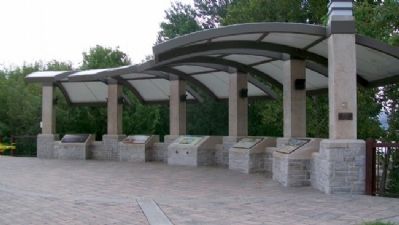 Pavilion at Lewis and Clark Historic Park at Kaw Point. Click for full size. Pavilion at Lewis and Clark Historic Park at Kaw Point image. Click for full size.