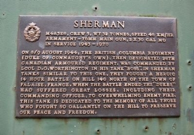 Sherman Marker. Click for full size. Sherman Marker image. Click for full size.