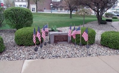 Wide View - - Noble County Veterans Memorial Marker image. Click for full size.