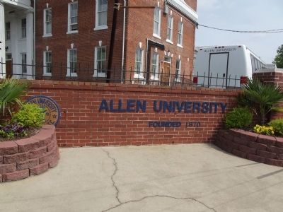 Allen University Sign image. Click for full size.
