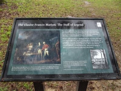 The Elusive Francis Marion: The Stuff of Legend Marker image. Click for full size.