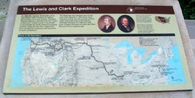 The Lewis and Clark Expedition Marker image. Click for full size.
