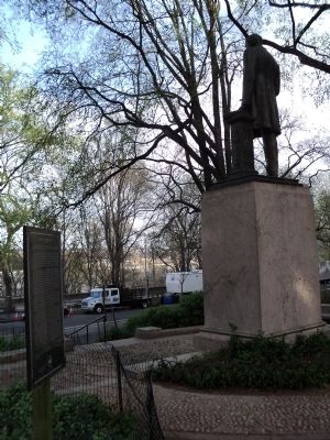 Samuel Tilden Statue Marker image. Click for full size.