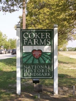 Coker's Farm Sign image. Click for full size.