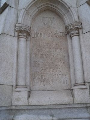 Joan of Arc Marker image. Click for full size.