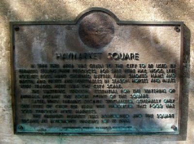 Haymarket Square Marker image. Click for full size.