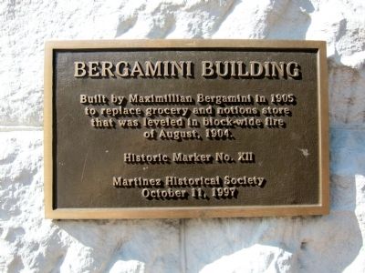 Bergamini Building Marker image. Click for full size.