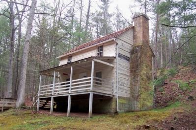 Lee Cabin in Lost River State Park image. Click for full size.