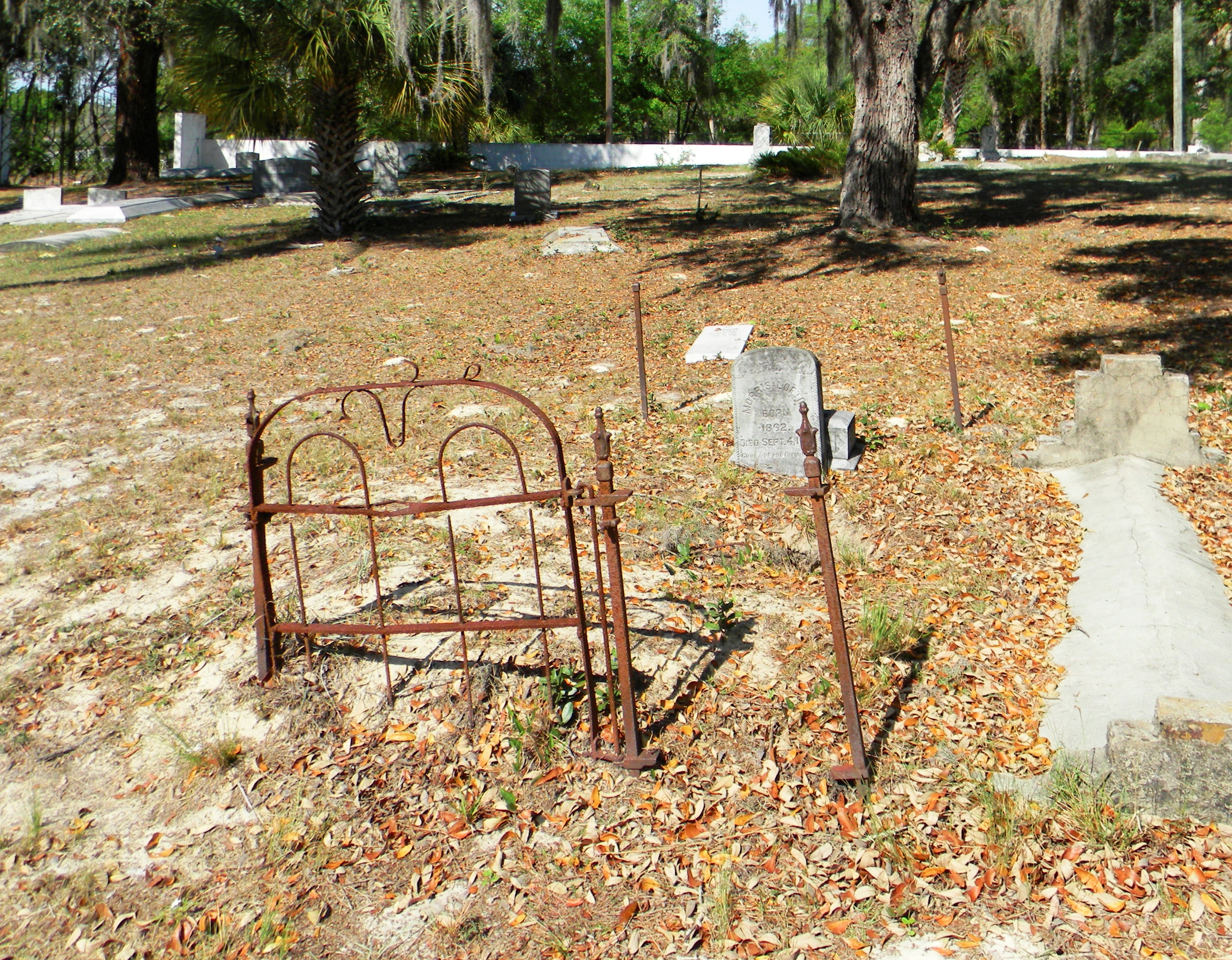 Rose Cemetery gravestones