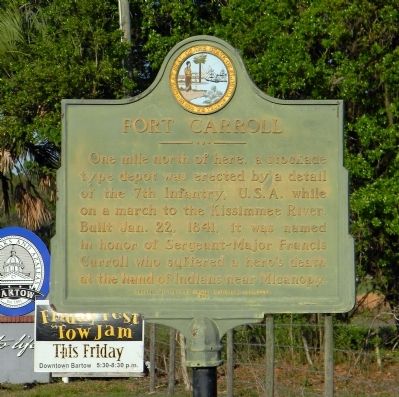 Fort Carroll Marker image. Click for full size.